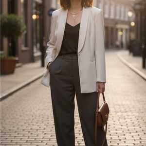 NWOT XL H&M Elegant Cream Blazer